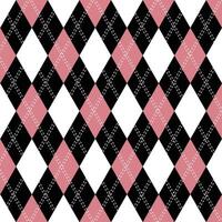 een plaid naadloos patroon trui hesje roze en zwart kleur strepen wit achtergrond, vecgtor illustratie vector