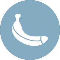 banaan glyph multi cirkel icoon vector