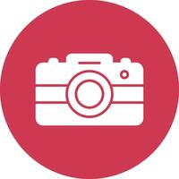 foto camera glyph multi cirkel icoon vector