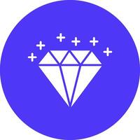 diamant glyph multi cirkel icoon vector