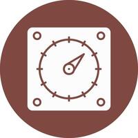 timer glyph multi cirkel icoon vector