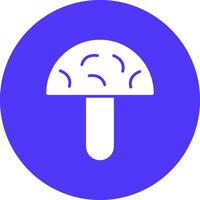 champignons glyph multi cirkel icoon vector