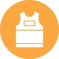 tank top glyph multi cirkel icoon vector