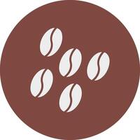 koffie glyph multi cirkel icoon vector