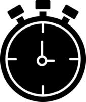 stopwatch glyph-pictogram vector