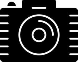 fotografie glyph icoon ontwerp vector