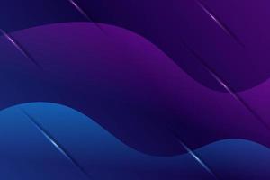abstract achtergrond geometrisch kleurrijk gloed gradiënt blauw en paars premium banner vector