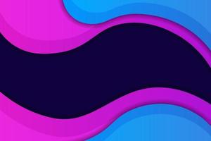abstract achtergrond geometrisch kleurrijk dynamisch overlapt vloeiend gradiënt blauw en paars premium banner vector