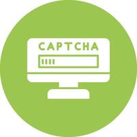 captcha glyph multi cirkel icoon vector