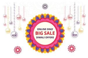 diwali festival achtergrond vectorillustratie vector