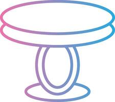 dining tafel lijn helling icoon ontwerp vector
