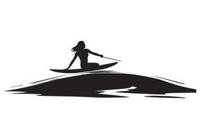 surfen silhouetten vrij ontwerp vector