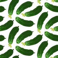 patroon van vers klein komkommers, geschikt voor beeltenis vers producten van de tuin. augurken. ideaal voor Koken grafiek, salade recepten, gezond levensstijl bloggen. verpakking van smaak, ingrediënt vector
