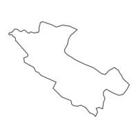 independencia provincie kaart, administratief divisie van dominicaans republiek. illustratie. vector