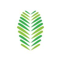 groen blad logo ontwerp pictogrammen vector