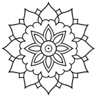 geest ontspannende kleur bladzijde mandala voor volwassenen kleur bladzijde mandala voor volwassenen kleur mandala vector