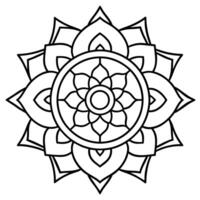 geest ontspannende kleur bladzijde mandala voor volwassenen kleur bladzijde mandala voor volwassenen kleur mandala vector