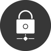 meersleutel veiligheid glyph omgekeerd icoon vector