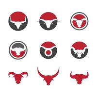 taurus logo sjabloon vector pictogram illustratie ontwerp