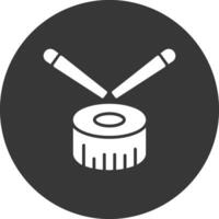 sushi glyph omgekeerd icoon vector