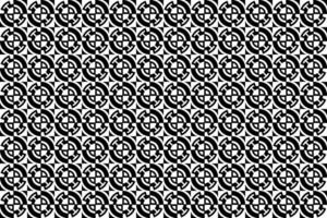 abstract naadloos herhalen patroon. zwart en wit naadloos meetkundig textiel patroon. abstract mozaïek- tegel behang decor. vector