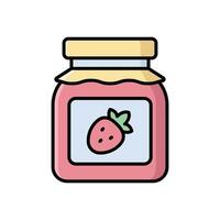 jam pot icoon ontwerp sjabloon gemakkelijk en schoon vector