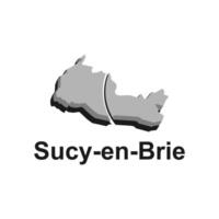 kaart van suzy nl Brie ontwerp illustratie, symbool, teken, schets, wereld kaart Internationale sjabloon Aan wit achtergrond vector