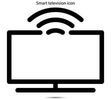 slim televisie icoon, illustrator vector