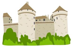 oud kasteel. geïsoleerd illustratie vector