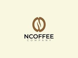 koffie logo modern minimalistische voor coffeeshop en bar vector