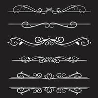 klassiek ornament frame-element, vintage grens illustratie vector