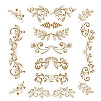 klassiek ornament frame-element, vintage grens illustratie vector