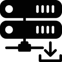 opslagruimte gegevens icoon symbool beeld voor databank illustratie vector