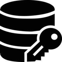 opslagruimte gegevens icoon symbool beeld voor databank illustratie vector
