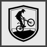 fiets logo sjabloon ontwerp. gedetailleerd fiets logo sjabloon. vector