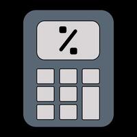 bewerkbare rekenmachine icoon vector