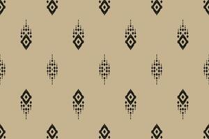 ikat tribal Indisch naadloos patroon. etnisch aztec kleding stof tapijt mandala ornament inheems boho chevron textiel.geometrisch Afrikaanse Amerikaans oosters traditioneel illustraties. borduurwerk stijl vector