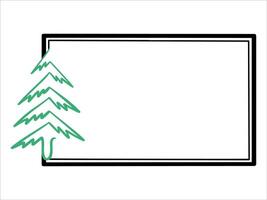 vrolijk Kerstmis kader achtergrond illustratie vector