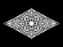 diamant luxe ornament bloemen illustratie vector