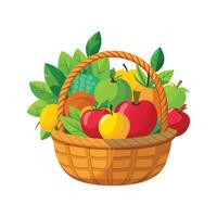 een verscheidenheid van fruit illustratie vector