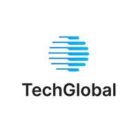 globaal technologie overdracht innovatie logo vector