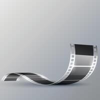 film haspel , bioscoop, film en fotografie 35mm strip achtergrond. 3d elementen. vector