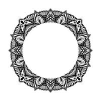 grafische ronde traditionele mandala abstract geïsoleerd in witte background.boho Indiase shape.ethnic oosterse stijl. vector