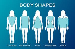blauw vrouw lichaam vorm achtergrond illustratie vector