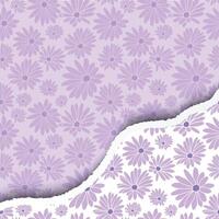 licht Purper bloemen uitnodiging achtergrond grens vector