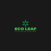 ecoblad, groen blad logo vector