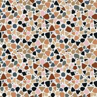 kleurrijk terrazzo vloeren geïnspireerd abstract naadloos patroon vector