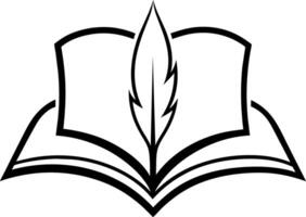 boek logo illustratie vector