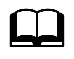 boek pictogrammen lezing icoon Open boek illustratie vector