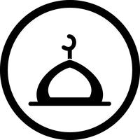 Vector moskee pictogram